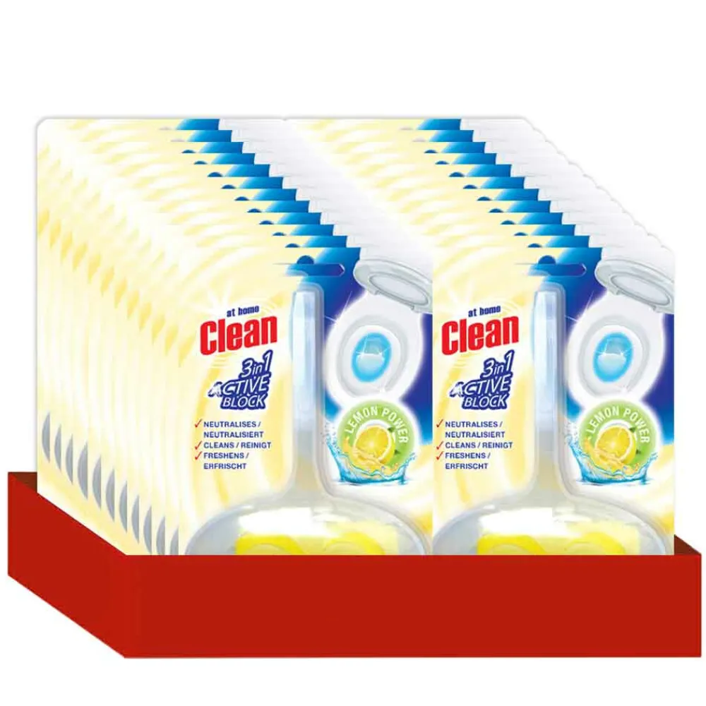 Discount 24x Toiletblok 3-in-1 Citroen Toiletartikelen