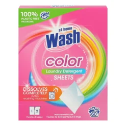 24x Wasmachine Doekjes Gekleurde Was 30 stuks^At Home Best