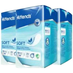 3x Inlegger Soft Mini 1 20 stuks^Attends Hot