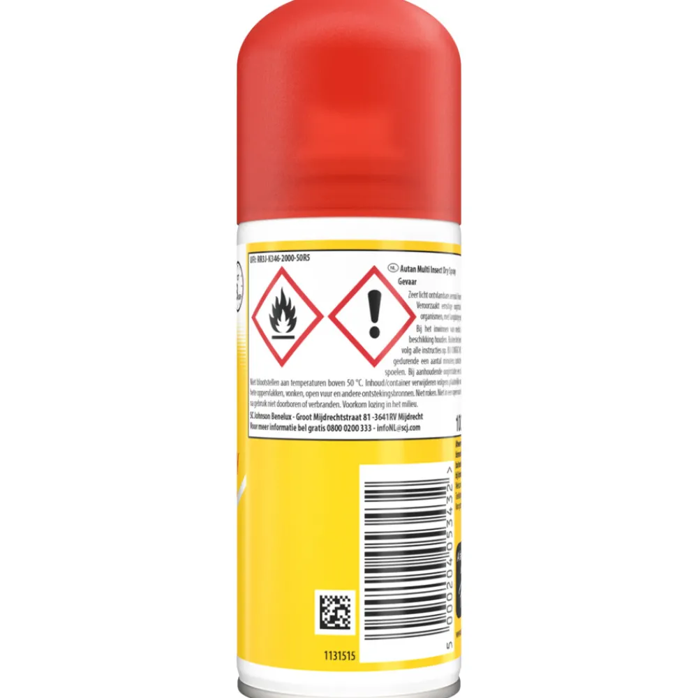 Insecten & Ongedierte<Autan 6x Insectenspray Multi Dry Spray 100 ml