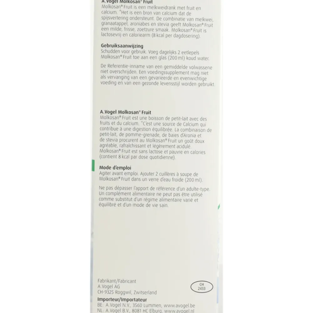 2x Molkosan Fruit 500 ml^A.Vogel Hot