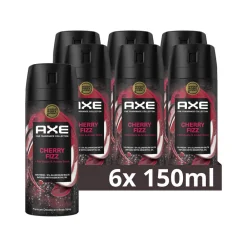 Hot 6x Deodorant Bodyspray Cherry Fizz 150 ml Deodorant