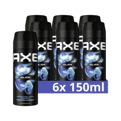 6x Deodorant Bodyspray Click 150 ml^Axe Best