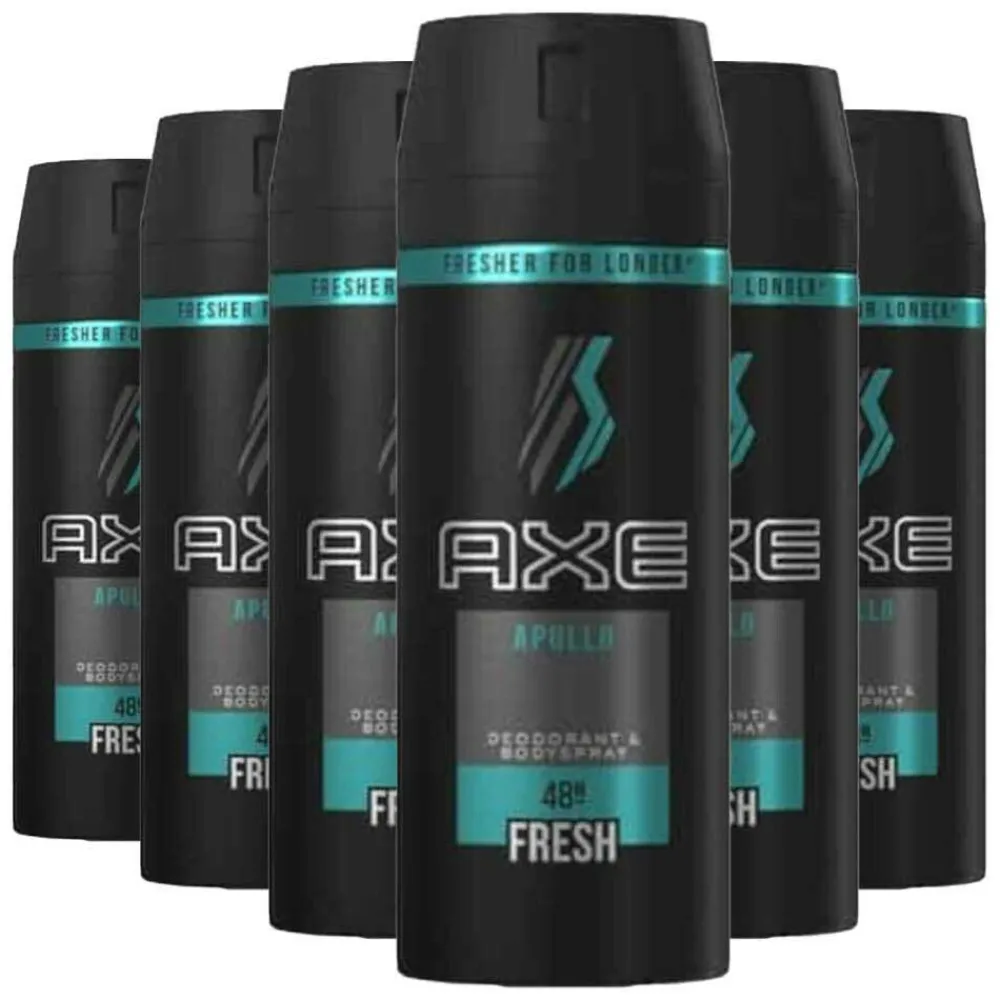 Online 6x Deodorant Bodyspray Apollo 150 ml Deodorant