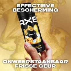 6x Deodorant Bodyspray Gold 150 ml^Axe