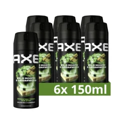Sale 6x Deodorant Bodyspray Green Mojito + Cedarwood 150 ml Deodorant
