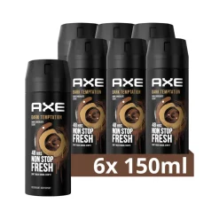 6x Deodorant Bodyspray Dark Temptation 150 ml^Axe New