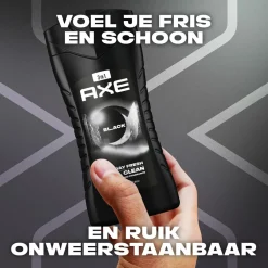 6x 3-in-1 Douchegel Black 250 ml^Axe Hot