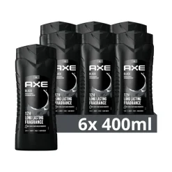 6x 3-in-1 Douchegel XL Black 400 ml^Axe Outlet