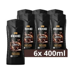 6x 3-in-1 Douchegel XL Dark Temptation 400 ml^Axe Discount