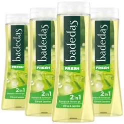 Bad & Douche<Badedas 4x Douche 2in1 Fresh 600 ml