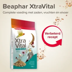 Clearance 3x XtraVital Grote Parkiet 1 kg Droogvoer & Zaden