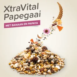 Droogvoer & Zaden<Beaphar 3x XtraVital Papegaai 1 kg