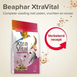 Droogvoer & Zaden<Beaphar 3x XtraVital Papegaai 1 kg