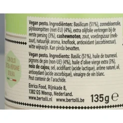 Soepen & Sauzen<Bertolli 6x Pesto Genovese Vegan 135 gr
