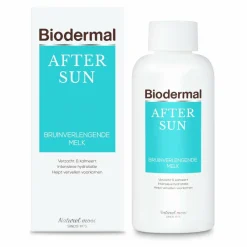 Zonbescherming<Biodermal 2x Aftersun Melk Bruinverlengend 200 ml