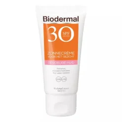 Outlet 2x Zonnecreme Gezicht Gevoelige Huid SPF 30 50 ml Zonbescherming