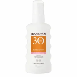 Zonbescherming<Biodermal 2x Zonnespray Gevoelige Huid SPF 30 175 ml
