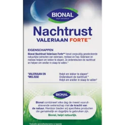 Rustgevend & Slapen|Speciale Bestanddelen<Bional 2x Nachtrust Valeriaan Forte 60 capsules