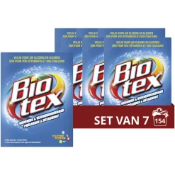 7x Waspoeder Voorwas & Vlekverwijderaar Bleu 720 gr^Biotex Sale