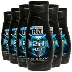 Outlet 6x Fuze Douchegel Hair & Body Pulse 300 ml Bad & Douche