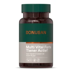 Vitaminen Kind|Multi Vitaminen En Mineralen<Bonusan 2x Multi Vital Forte Tiener Actief 60 vegacapsules