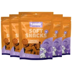 Online 5x Sticks Hondensnack Zalm - Pompoen - Selderij 85 gr Snacks