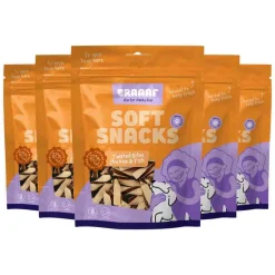 Outlet 5x Twisted Bites Hondensnack Kip - Vis 85 gr Snacks