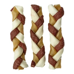 Snacks<Braaaf 5x Twister Vlecht Hondensnack Klein 12 cm 80 gr