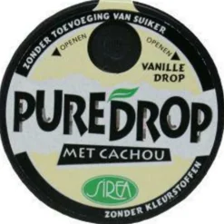 Clearance 18x Keelpastilles Pure Drop Vanille Snoep