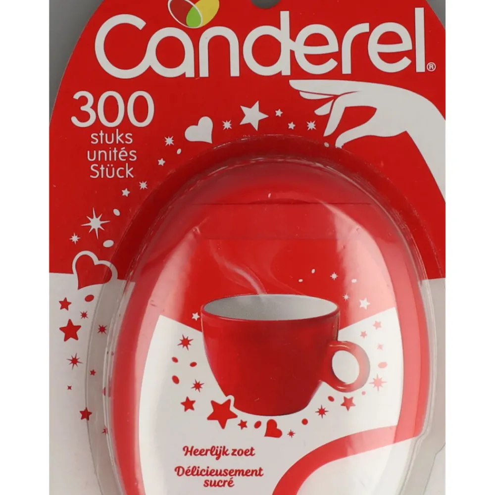 Siropen & Zoetstoffen<Canderel 3x Rood Zoetjes 300 stuks