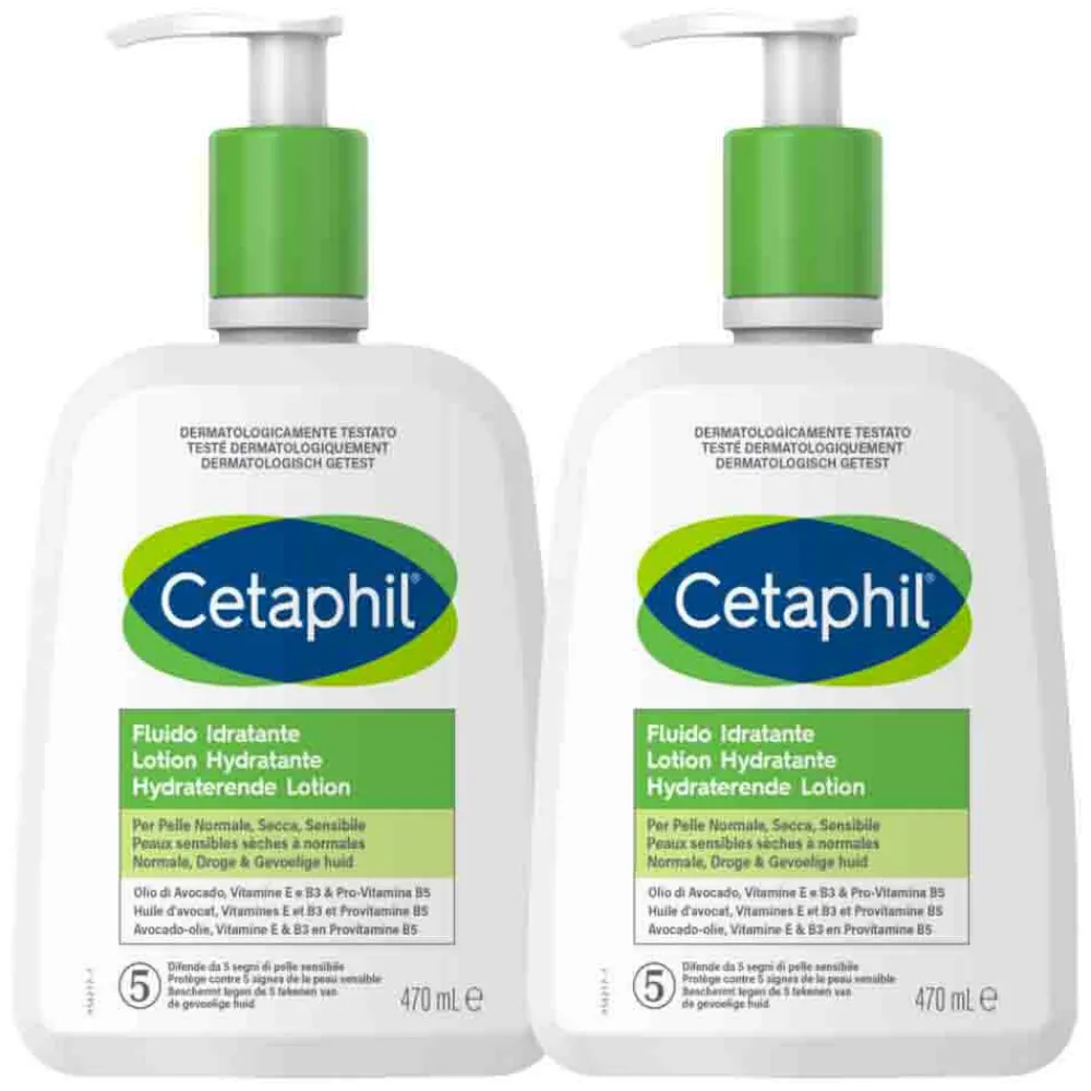 2x Hydraterende Lotion 470 ml^Cetaphil Best