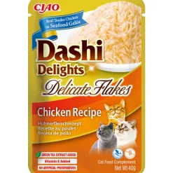 Kattenvoer<Ciao 12x Dashi Delights Delicate Flakes Kattenvoer Nat Chicken 40 gr