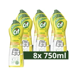 New 8x Schuurmiddel Cream Citroen 750 ml Allesreiniger