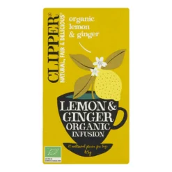 Thee<Clipper 3x Thee Lemon & Ginger 20 stuks