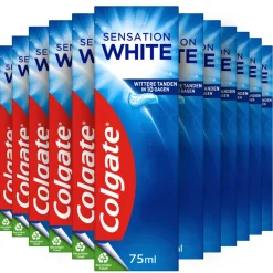 12x Tandpasta Sensation White 75 ml^Colgate New