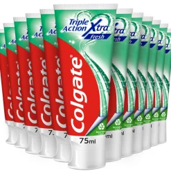 12x Tandpasta Triple Action Extra Fresh 75 ml^Colgate Clearance