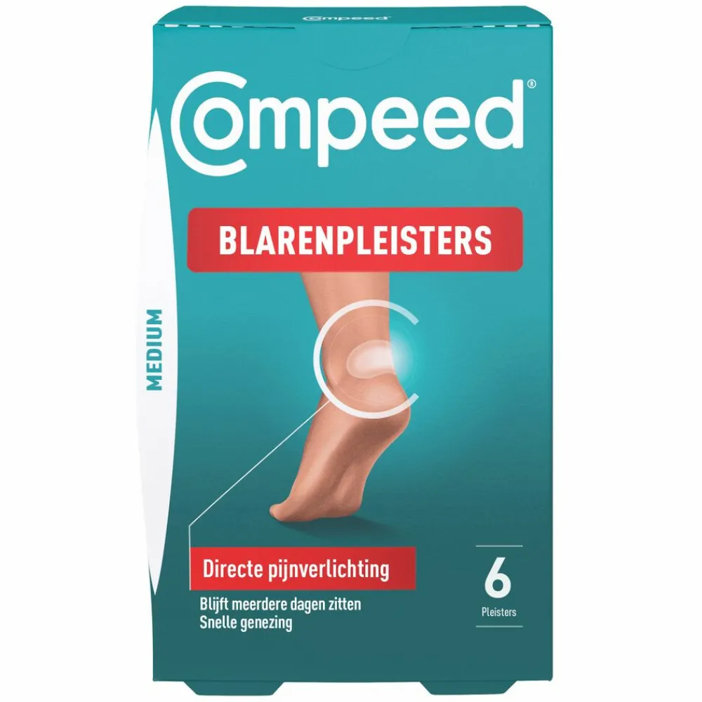 Pleisters|Voetverzorging<Compeed 2x Blarenpleister Medium 6 stuks