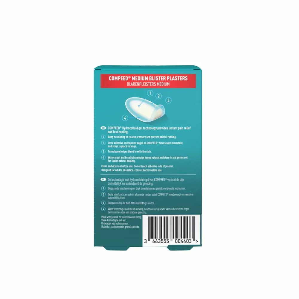 Pleisters|Voetverzorging<Compeed 2x Blarenpleister Medium 6 stuks