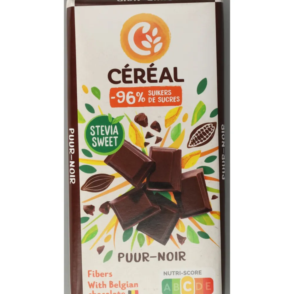 Chocolade<Céréal 12x Chocoladetablet Puur 85 gr
