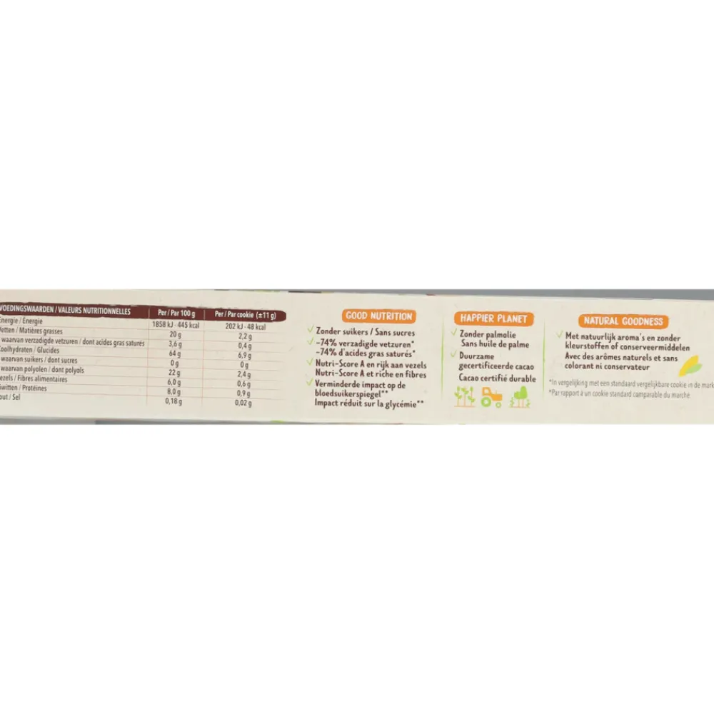 Sale 3x Chocolate Chip Cookie Hazelnoot 130 gr Chocolade