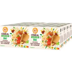 Online 8x Crackers Rijst & Kastanje 250 gr Brood & Crackers|Lactosevrij