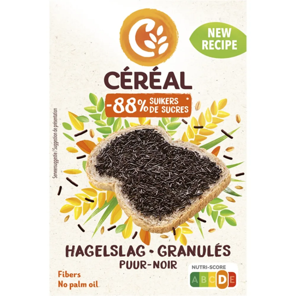 Beleg<Céréal 3x Hagelslag Puur 200 gr