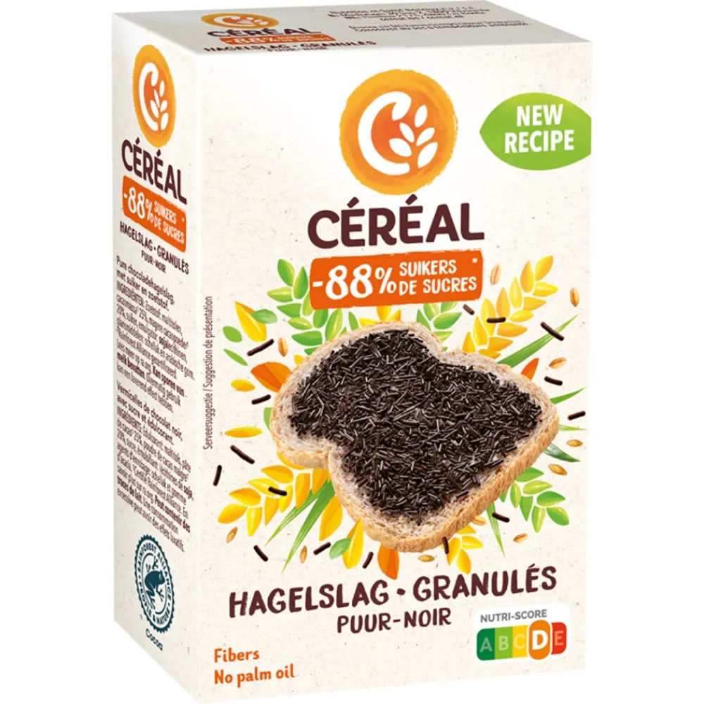 Beleg<Céréal 3x Hagelslag Puur 200 gr