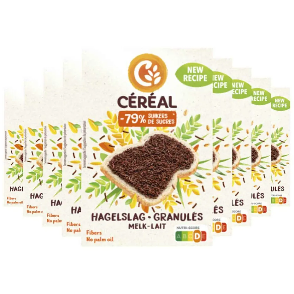 Beleg<Céréal 9x Hageslag Melk 200 gr