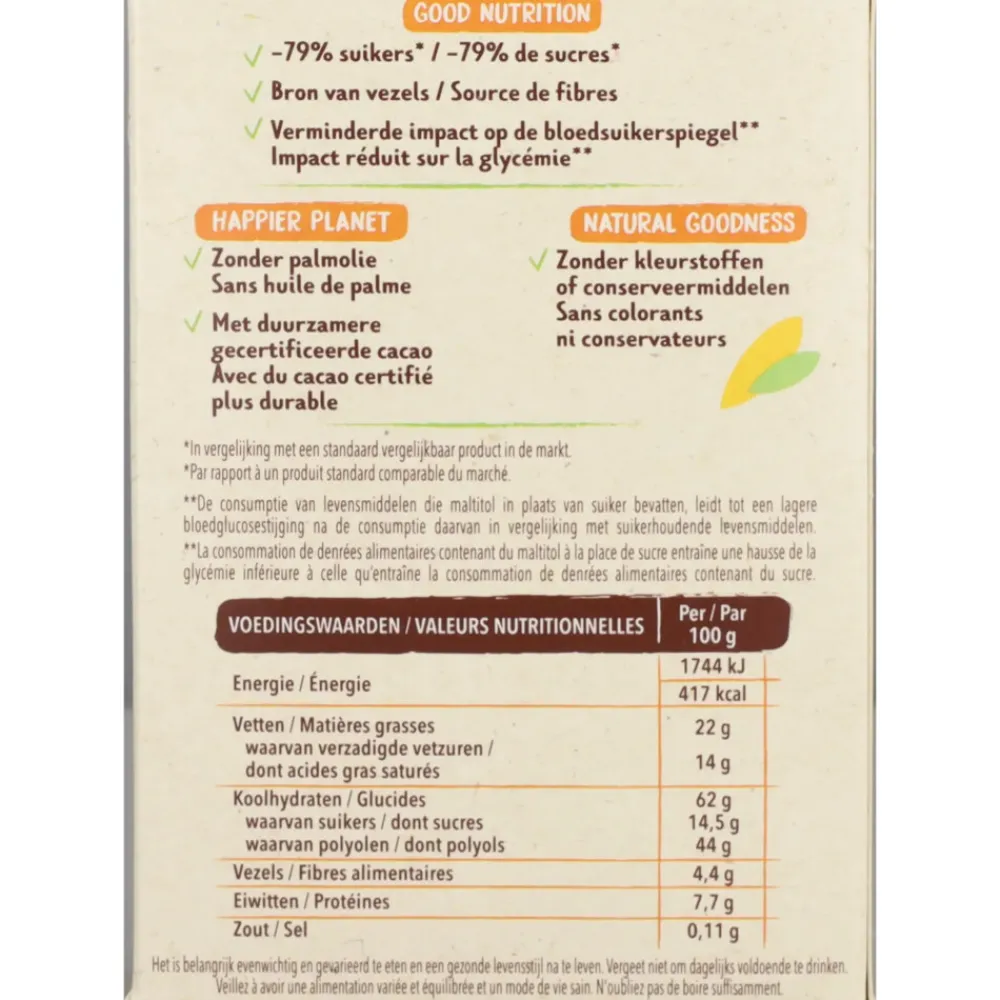 Beleg<Céréal 9x Hageslag Melk 200 gr