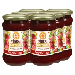 6x Jam Aardbeien 320 gr^Céréal New