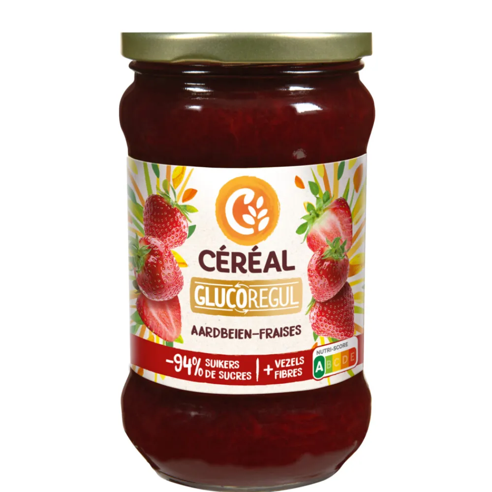 3x Jam Aardbeien 320 gr^Céréal New