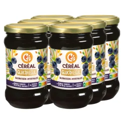Clearance 6x Jam Bosbessen 320 gr Beleg