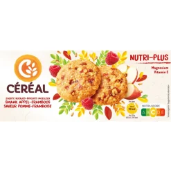 3x Koekjes Appel-Framboos 138 gr^Céréal Discount